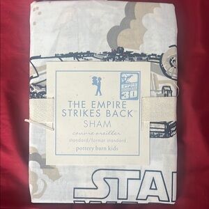 Pottery Barn Kids Empire Strikes Back Sham - White and Black